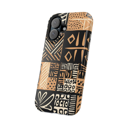 Tribal Geo-Pattern MagSafe Case – Bold Ethnic Design