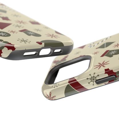 Vintage Holiday Cheer - MagSafe iPhone Series Case