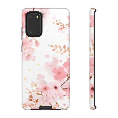 Soft Pink Cherry Blossom Samsung Galaxy Case – Elegant Floral Design