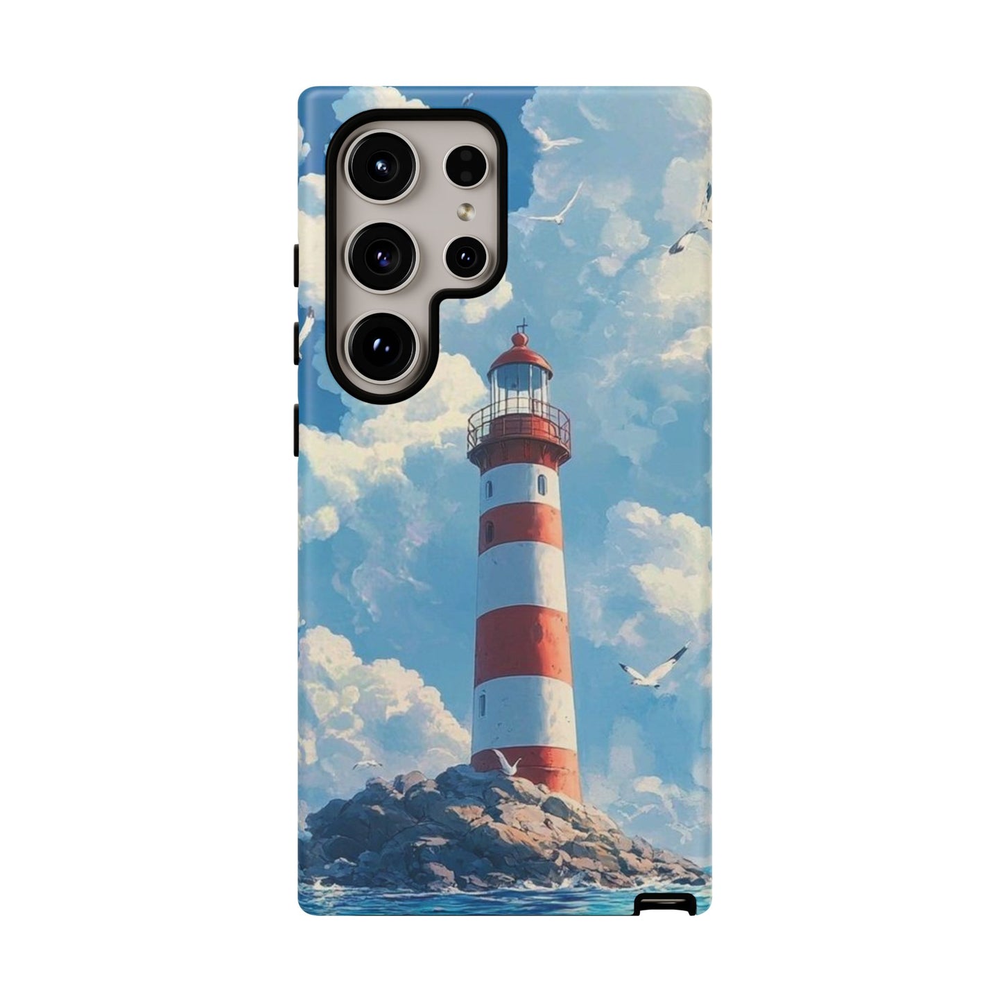 Samsung Galaxy Case - Majestic Lighthouse Scene Design