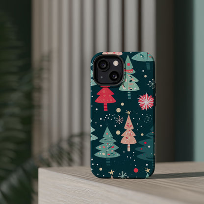 Whimsical Christmas Trees - MagSafe iPhone Series Case