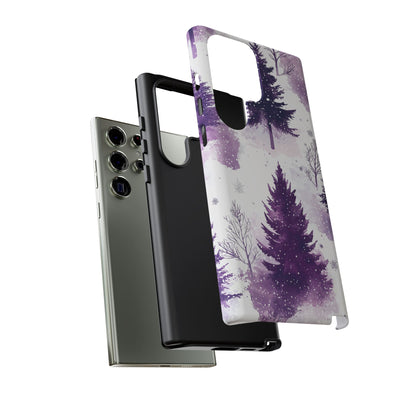 Purple Snowy Forest - Samsung Galaxy Series Case