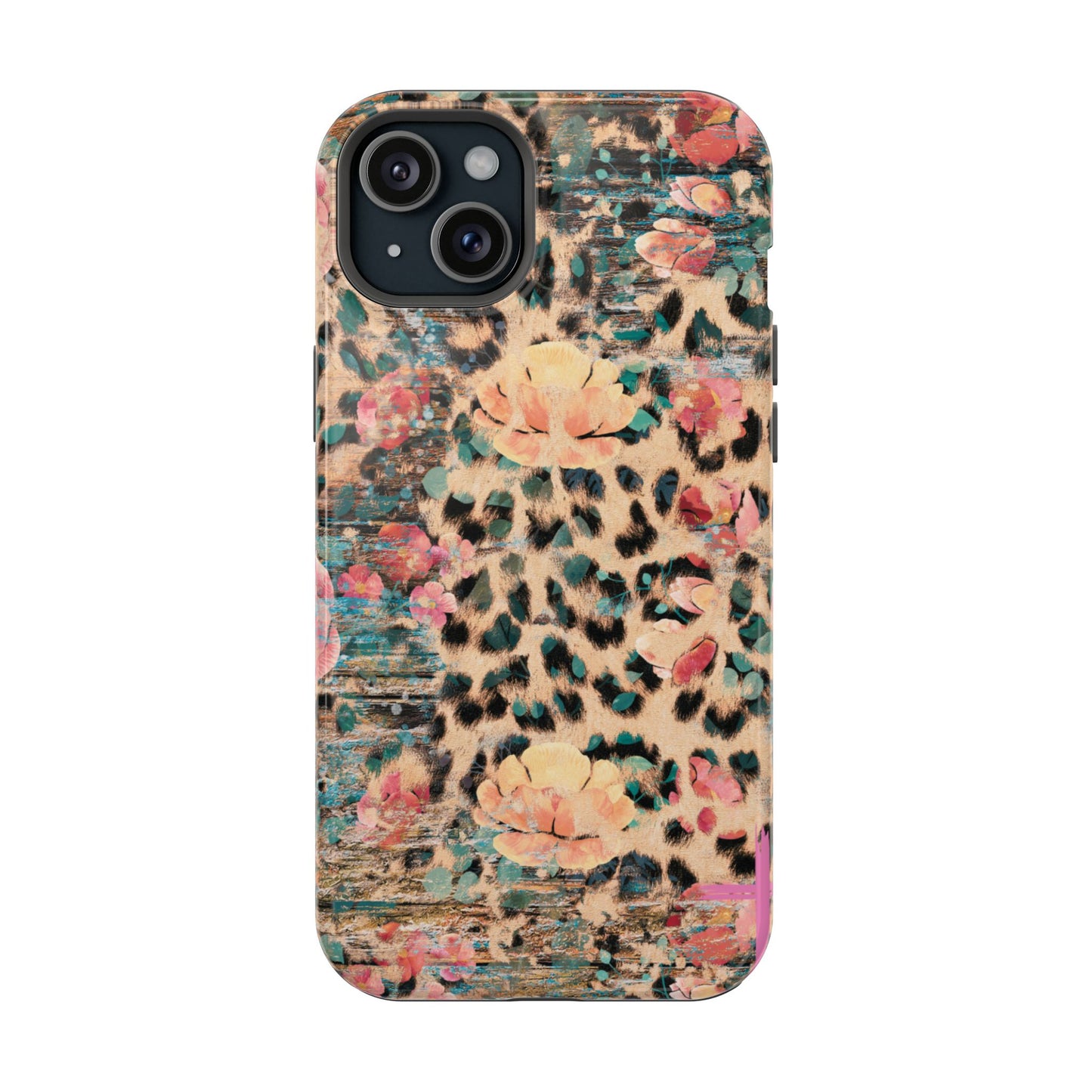 Rustic Floral Leopard - MagSafe iPhone Series Case