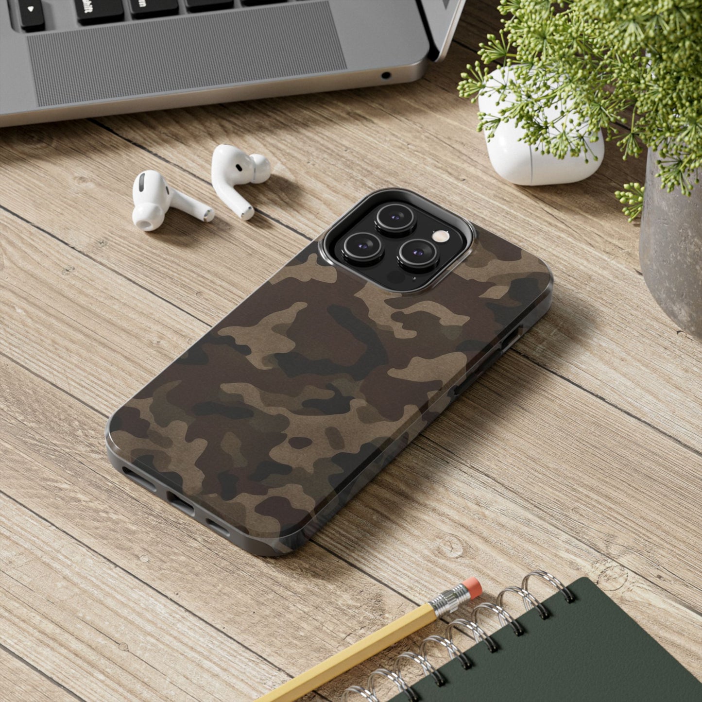 Classic Camouflage iPhone Case – Rugged Woodland Camo Protection