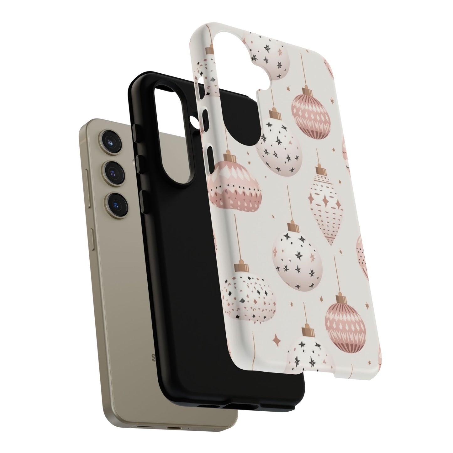 Blush Pink Holiday Ornaments - Samsung Galaxy Series Case