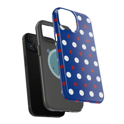 Patriotic Polka Dots – MagSafe iPhone Case