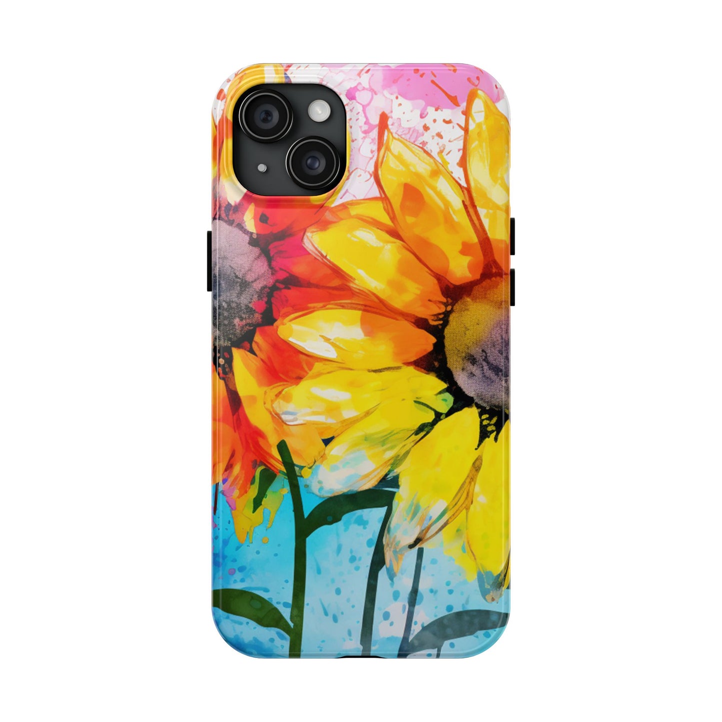 Bold Watercolor Sunflowers - iPhone Series Case