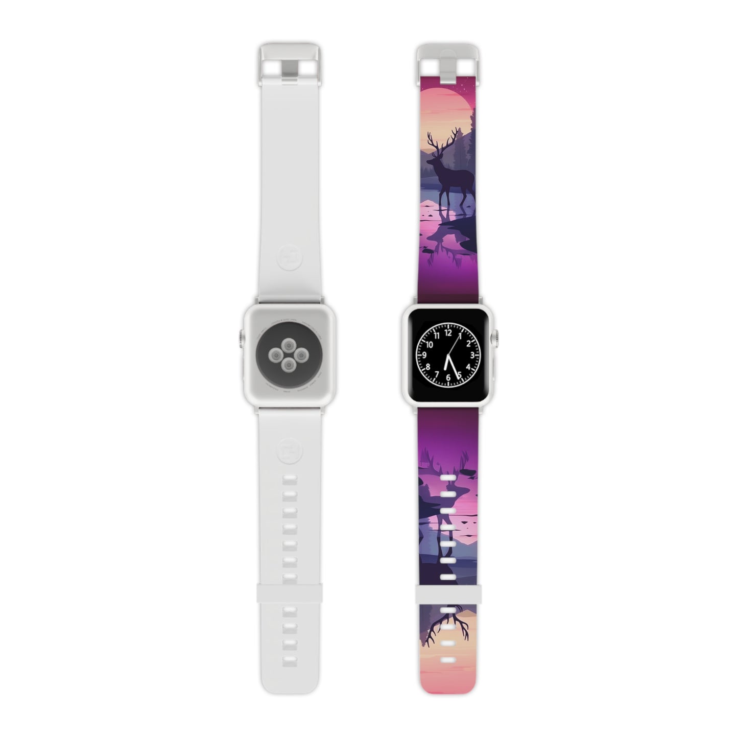 Twilight Elegance Stag Reflection Apple Watch Band