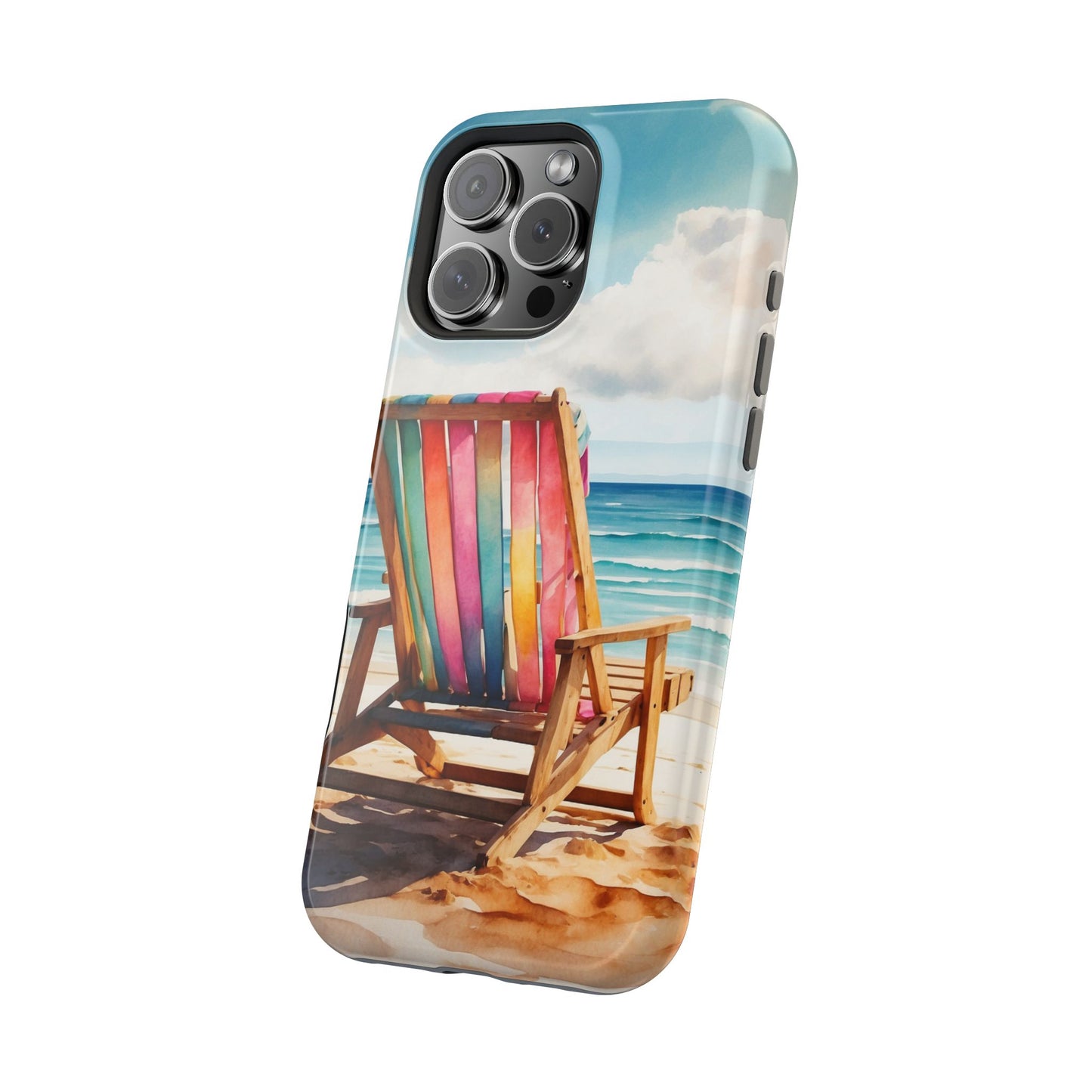 Vibrant Beach Escape MagSafe iPhone Case – Summer Vibes Design