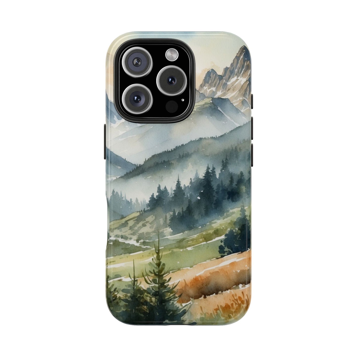 Serene Alpine Forest - iPhone Case