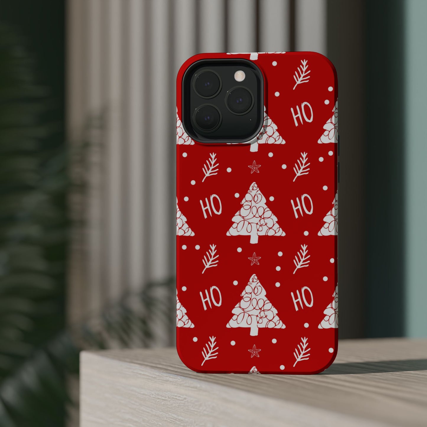 MagSafe iPhone Case: Ho Ho Ho – Christmas Tree Wonderland