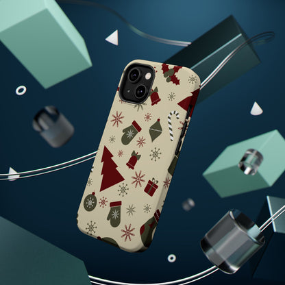 Vintage Holiday Cheer - MagSafe iPhone Series Case