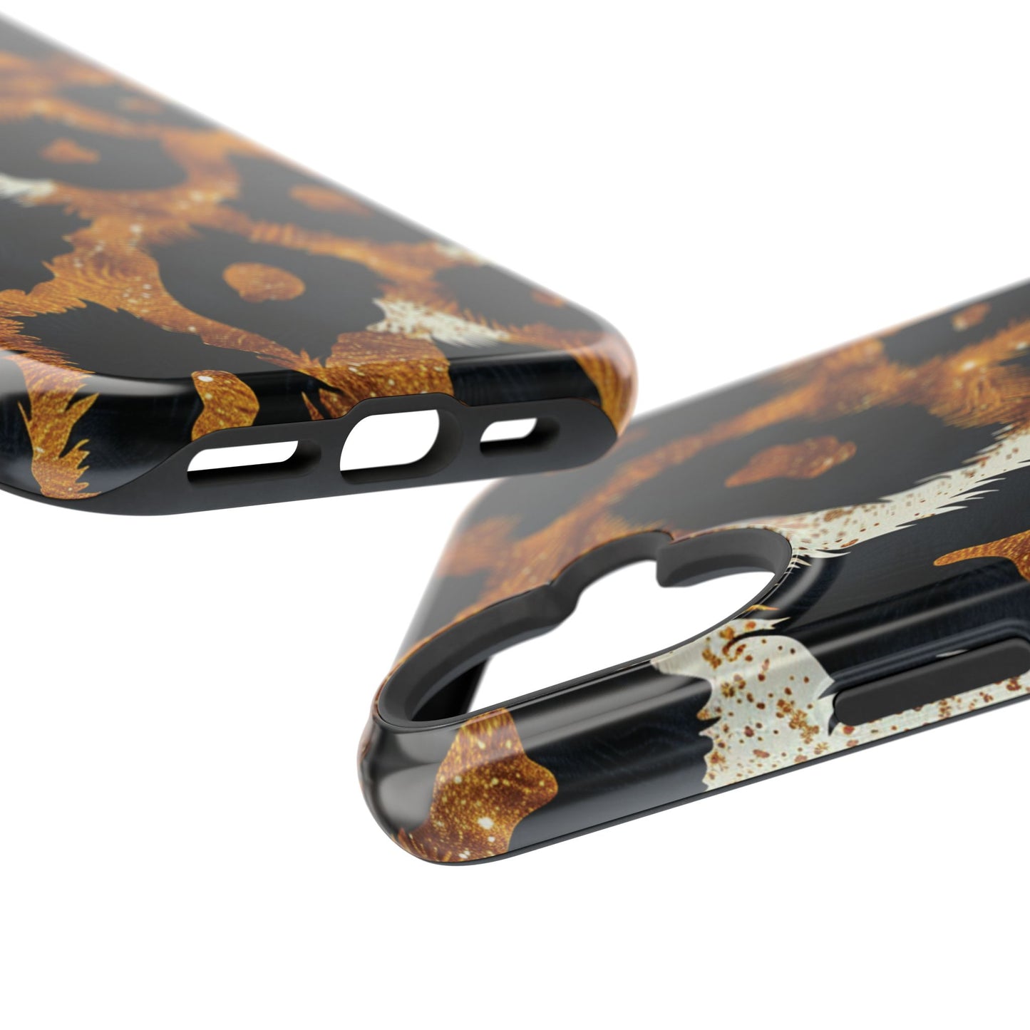 Safari Noir Gold Leopard iPhone Case