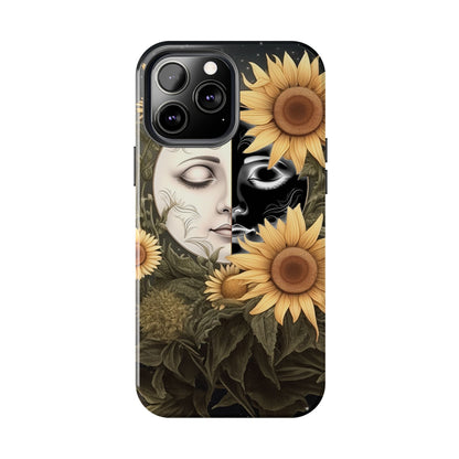 Sunflower Moon and Stars iPhone Case – Ethereal Art