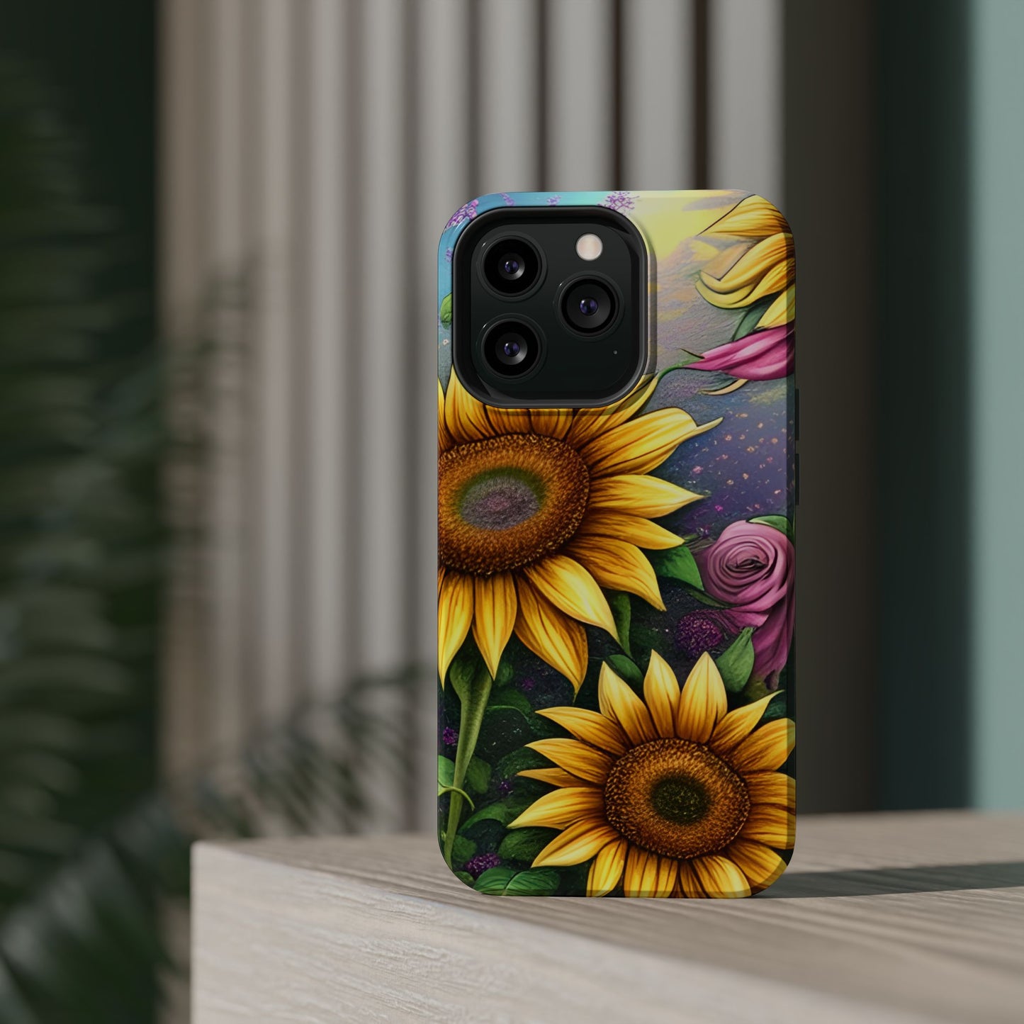 Whimsical Sunflower & Rose Garden - MagSafe iPhone Series Case