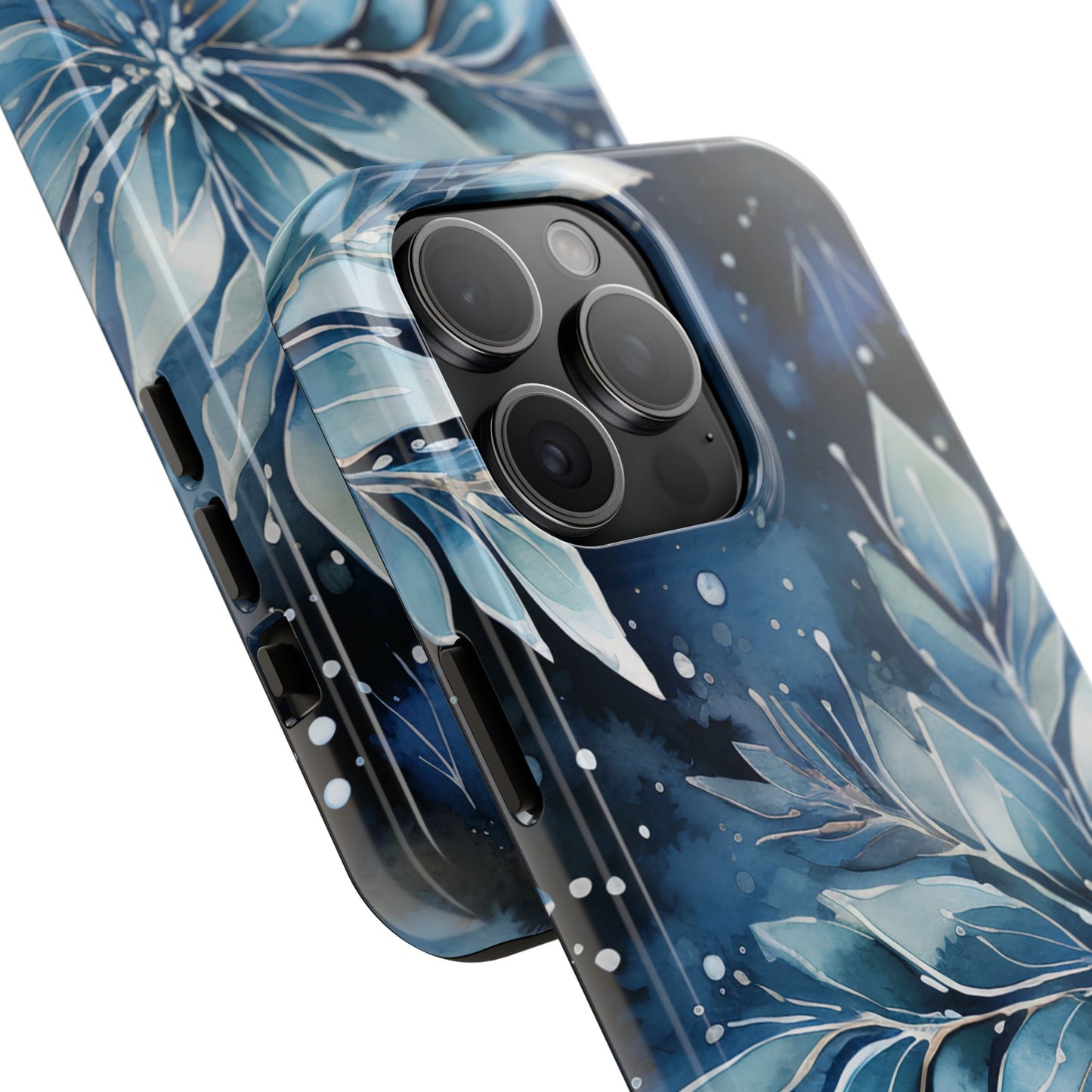 Winter’s Embrace – Blue Snowflake Samsung Galaxy Case