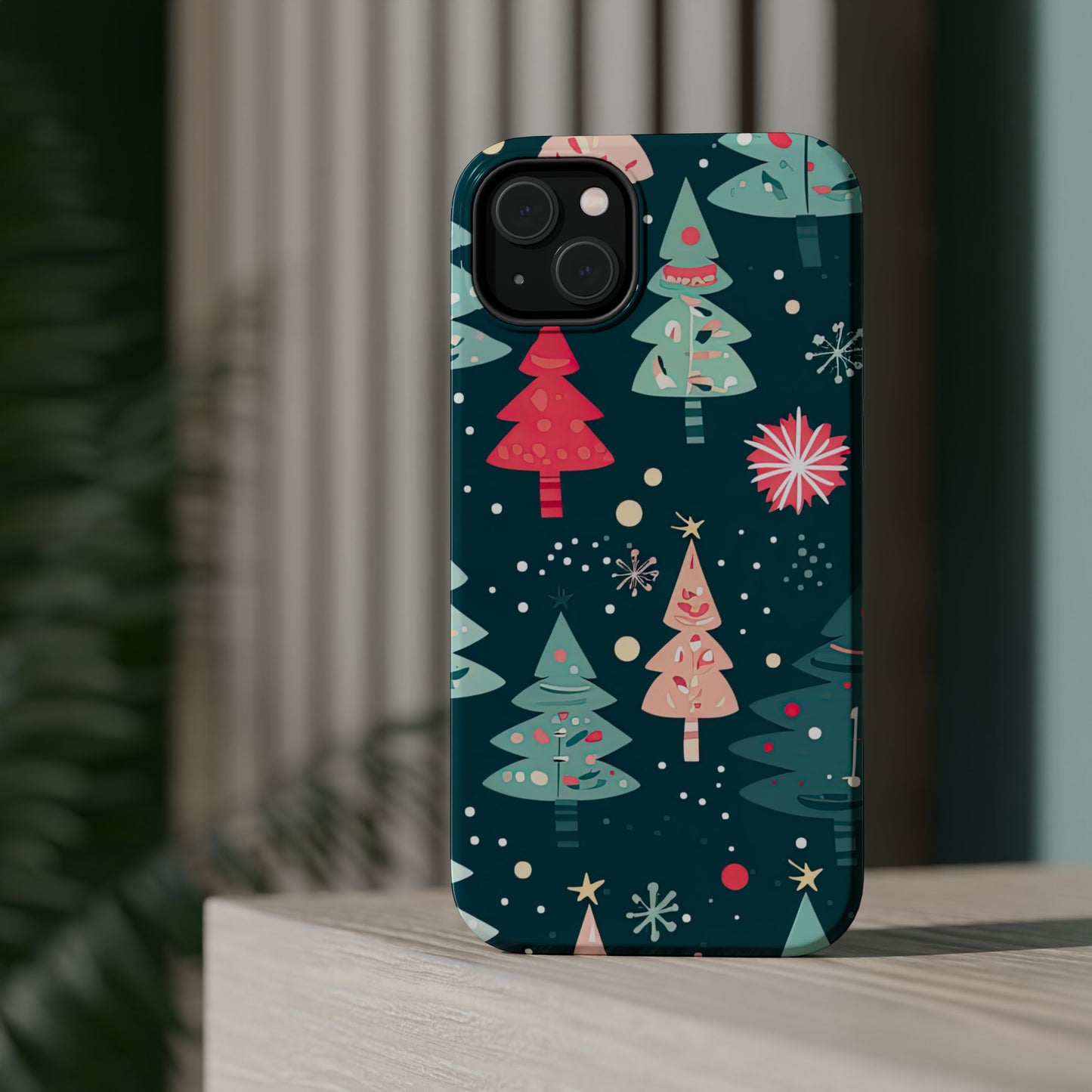 Whimsical Christmas Trees - MagSafe iPhone Series Case