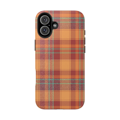 iPhone Case - Autumn Tartan Plaid Design