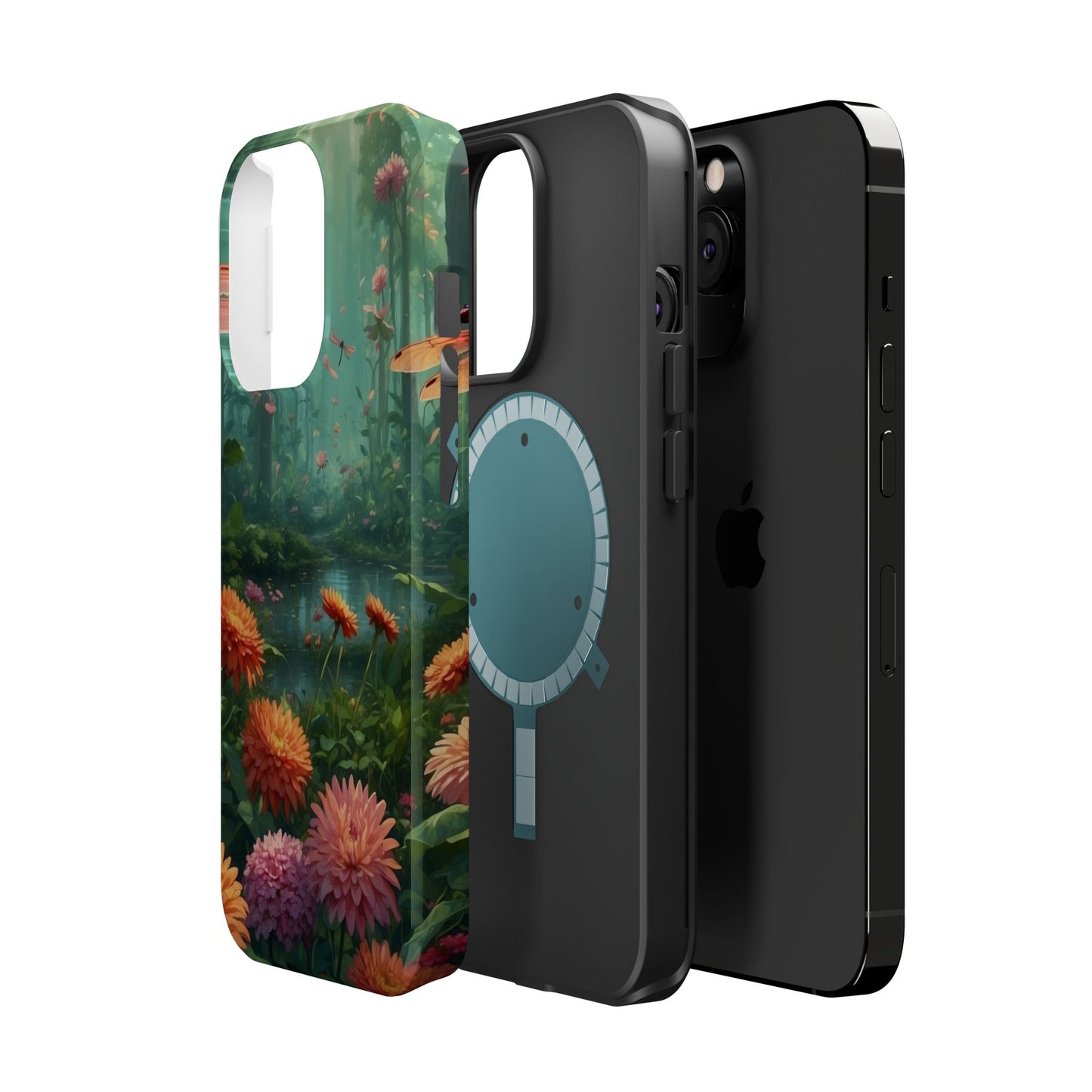 Enchanted Forest Dragonflies & Blossoms – MagSafe iPhone Series Case