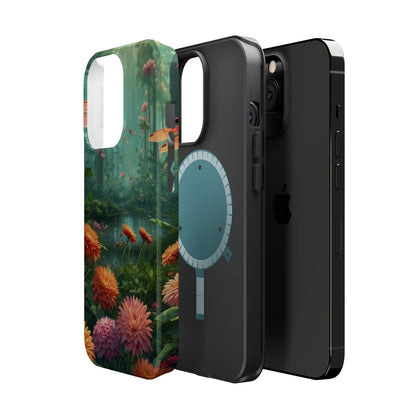 Enchanted Forest Dragonflies & Blossoms – MagSafe iPhone Series Case