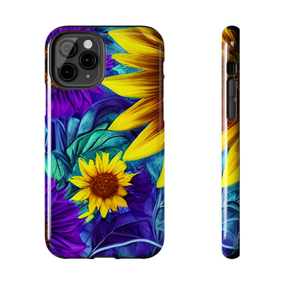 Purple & Gold Sunflower Dream - iPhone Series Case