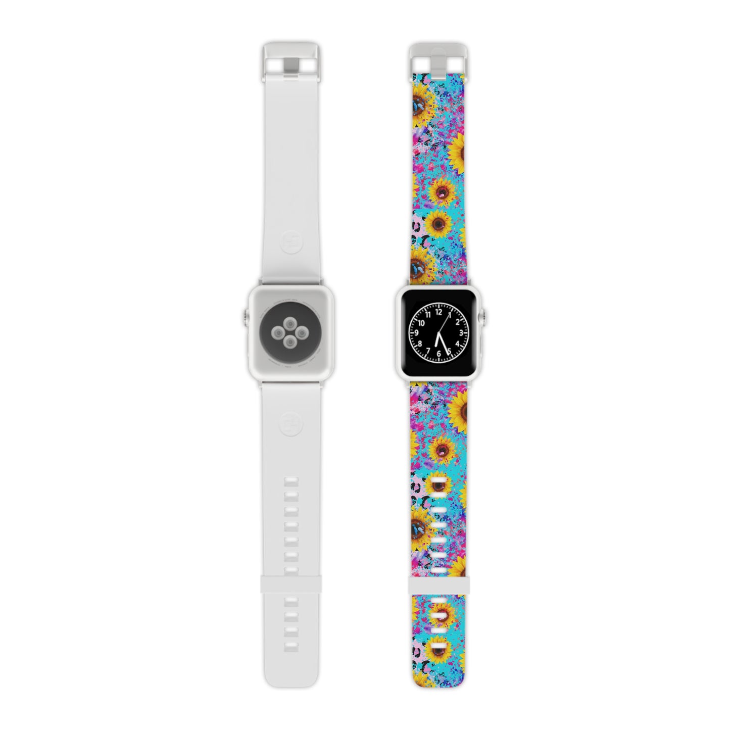 Bright Sunflower Pop Art Apple Watch Band