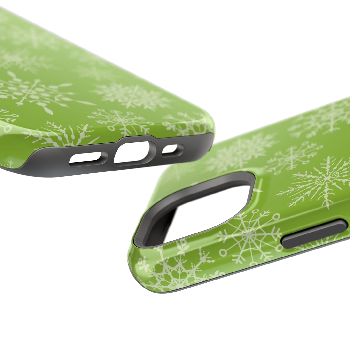 Green Snowflake Pattern – MagSafe iPhone Series Case