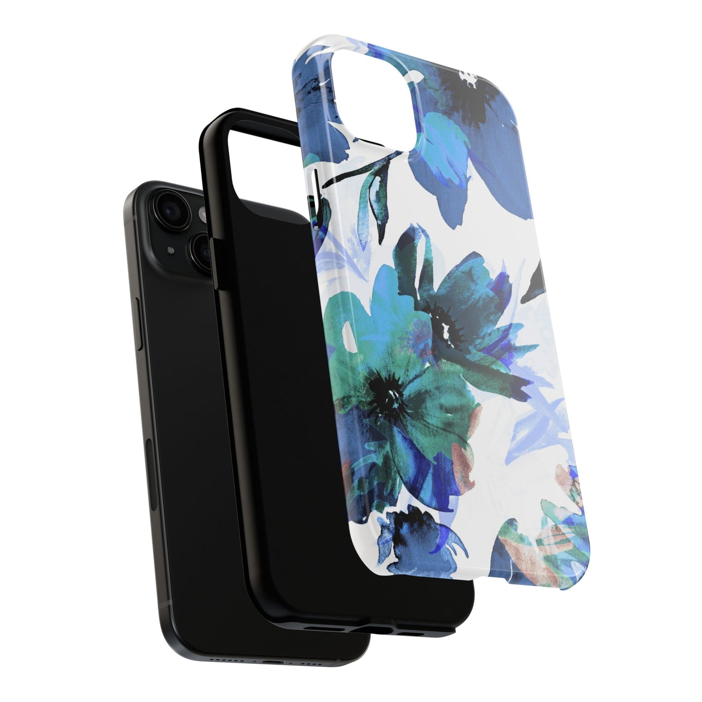 iPhone Case – Serene Blue Blossom