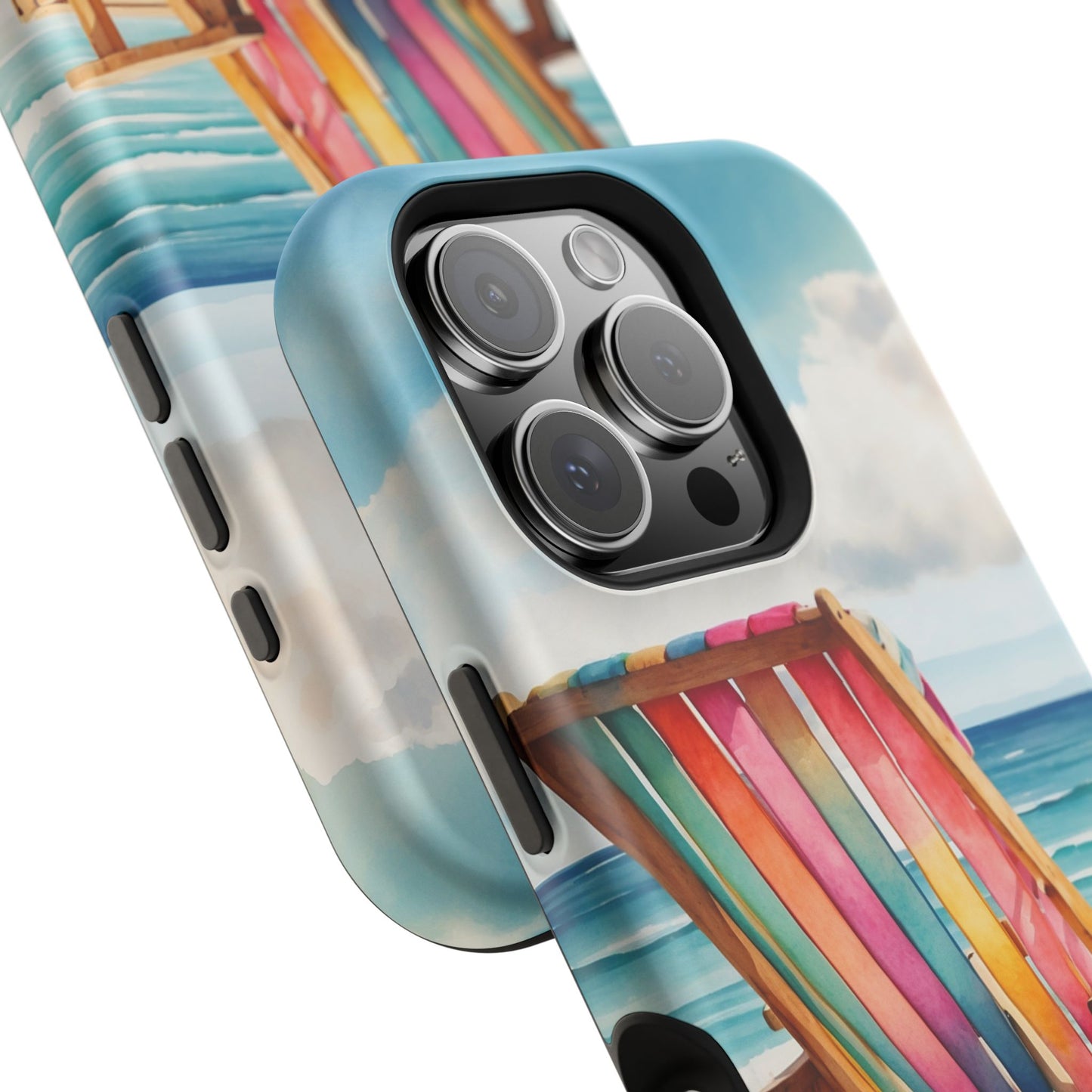 Vibrant Beach Escape MagSafe iPhone Case – Summer Vibes Design