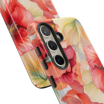 Gumamela Blush Pink Watercolor Floral – Samsung Galaxy Case