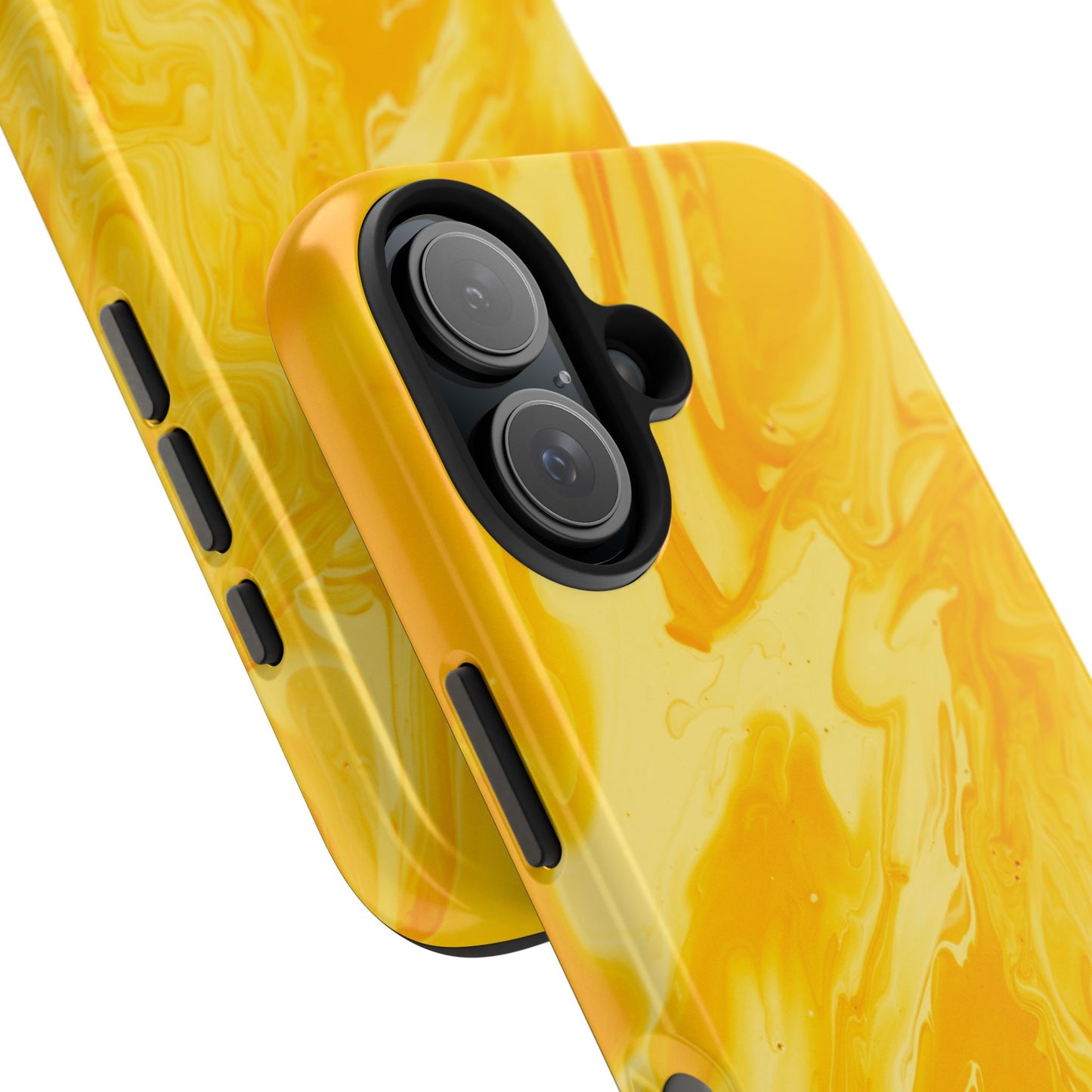 Luxe Yellow Marble iPhone Case – Stunning Golden Marble Texture