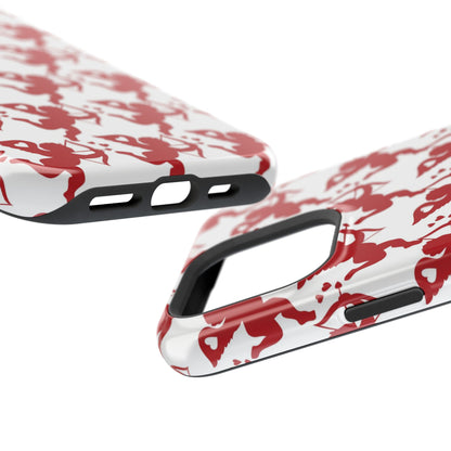 Red Cupid Love Pattern MagSafe Case