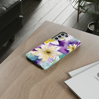 Abstract Floral Watercolor Splash - Samsung Galaxy Series Case