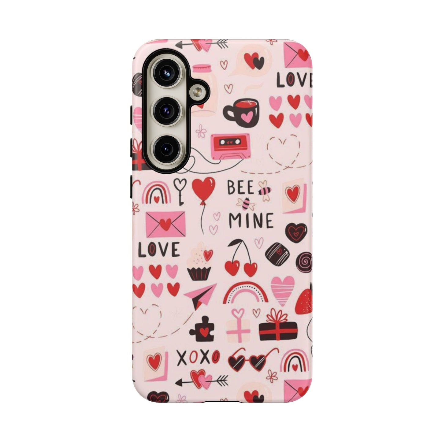 Samsung Galaxy Case: Bee Mine Love Doodles