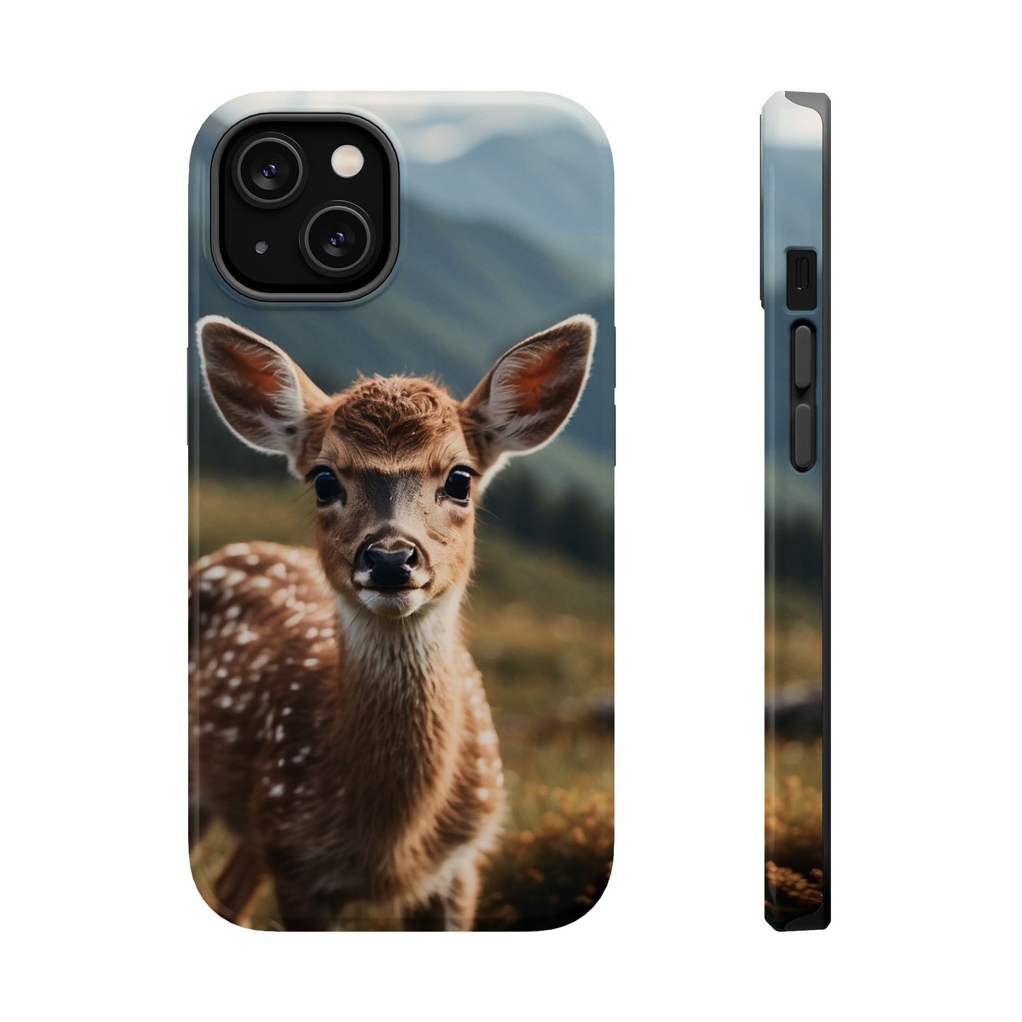 Gentle Fawn in Mountain Meadows MagSafe iPhone Case