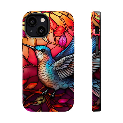 Radiant Multicolor Bird Artwork - MagSafe iPhone Case