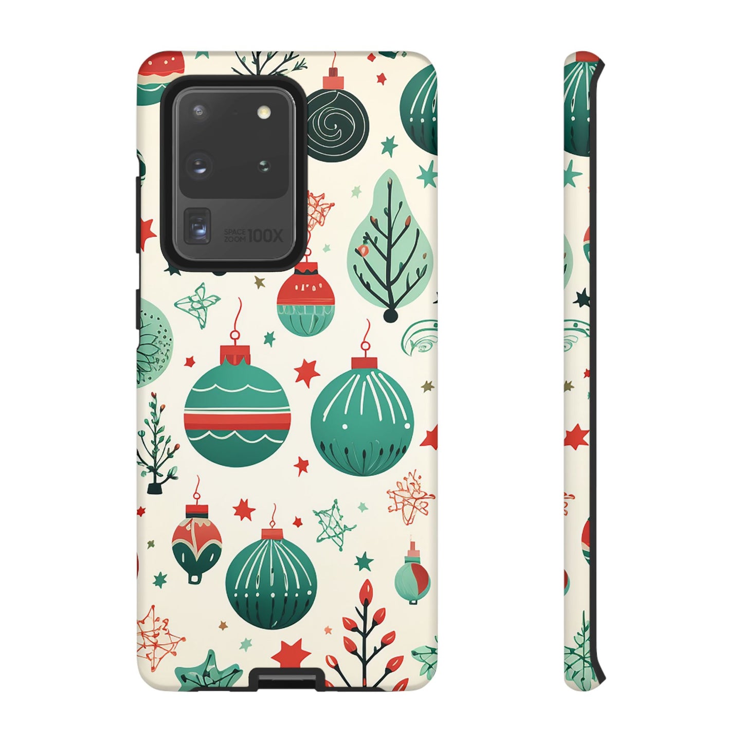 Vintage Christmas Ornaments Pattern – Samsung Galaxy Series Case