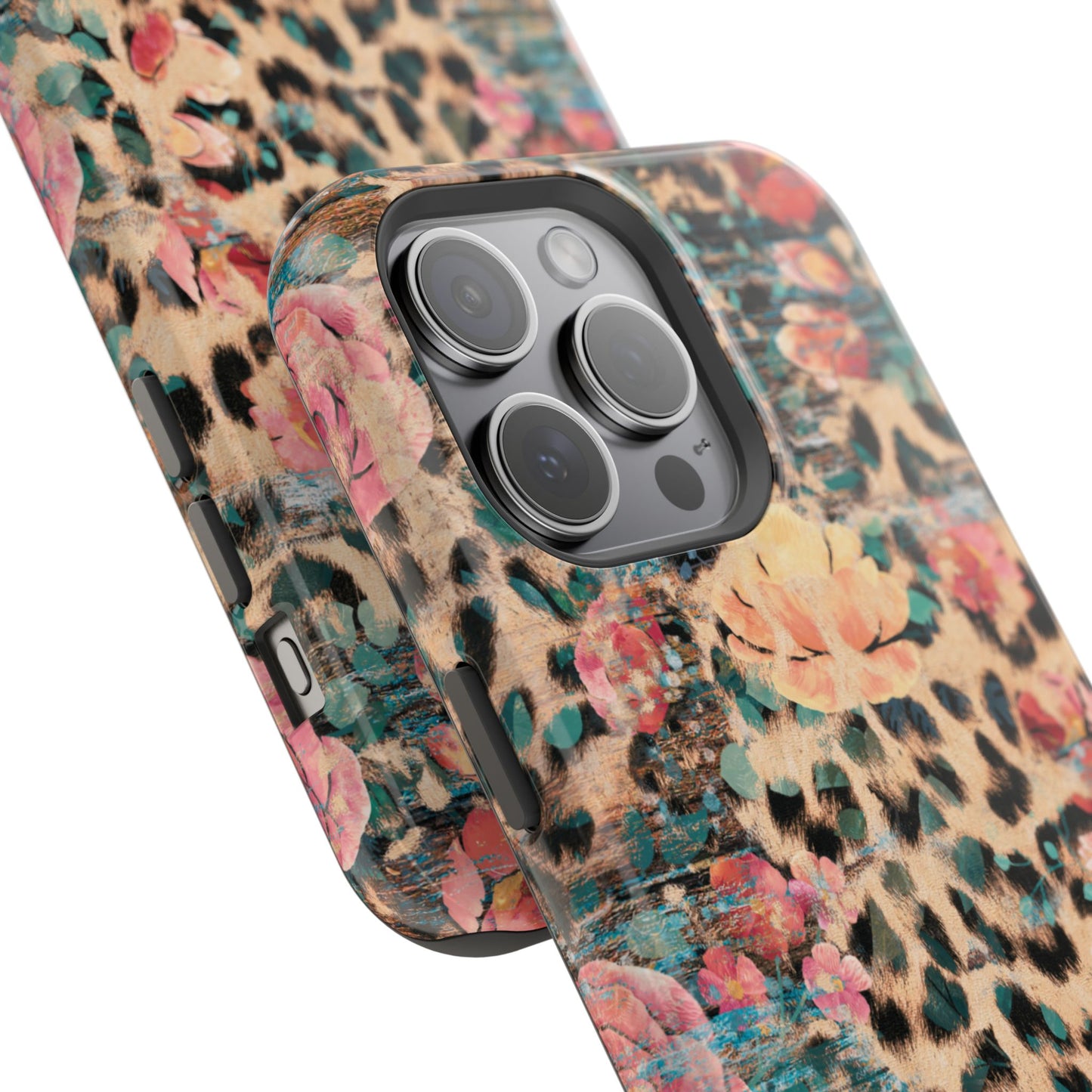 Rustic Floral Leopard - MagSafe iPhone Series Case