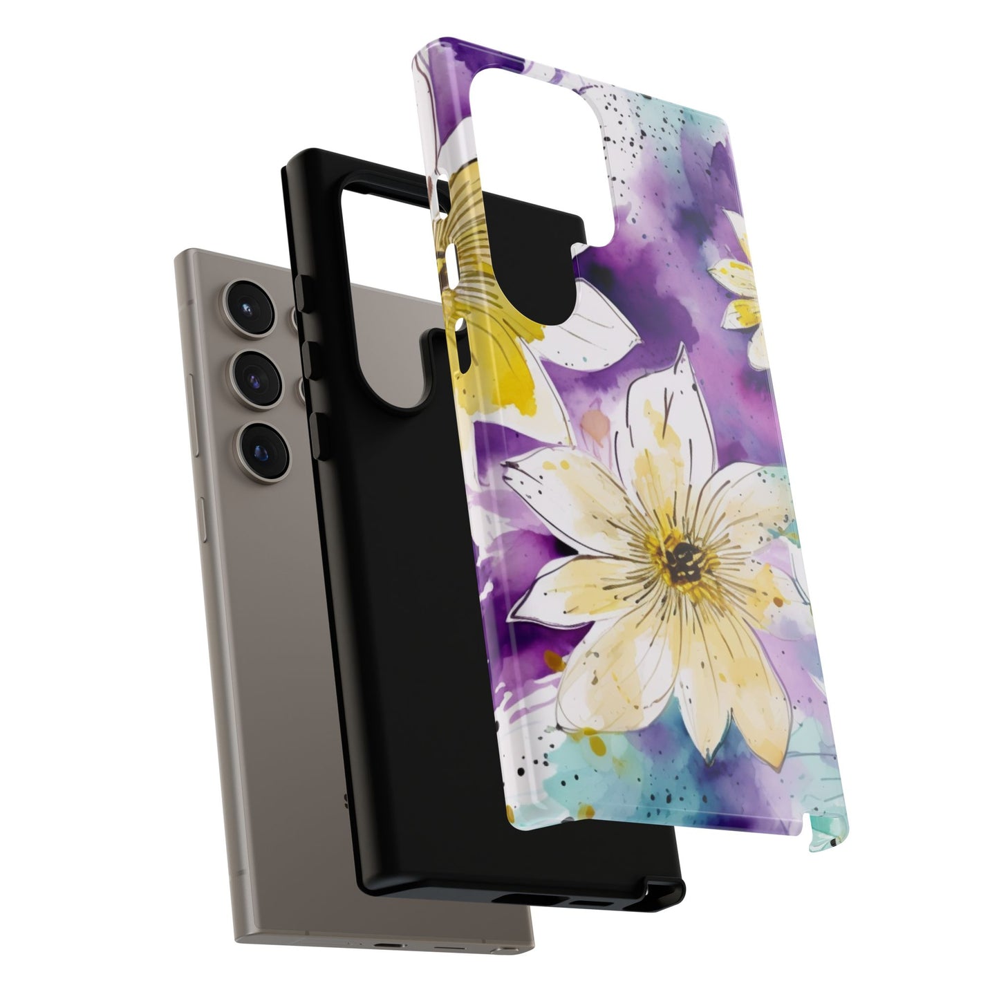 Abstract Floral Watercolor Splash - Samsung Galaxy Series Case