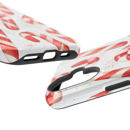 Festive Candy Cane Delight - MagSafe iPhone Series Case