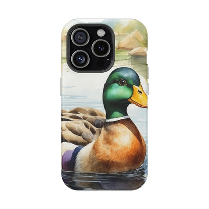 Serene Duck Reflection - MagSafe iPhone Case