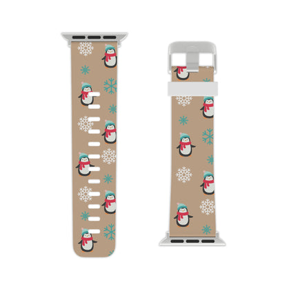 Winter Penguin Cuties Apple Watch Band