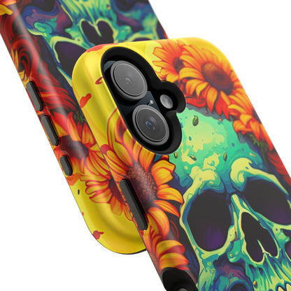 Sun Kissed Skull MagSafe iPhone Case