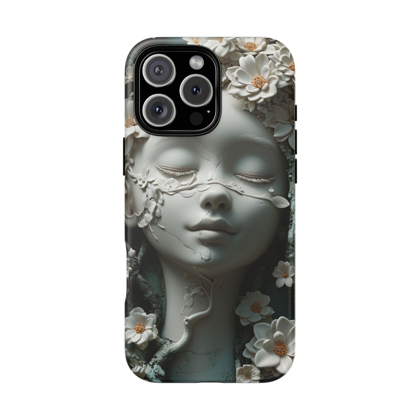 Coquette Statue & Florals Phone Case