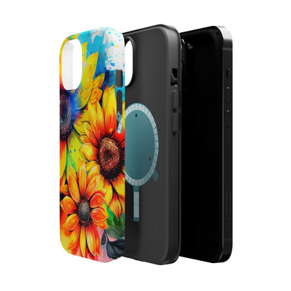 Vibrant Sunflower Splash - MagSafe iPhone Series Case