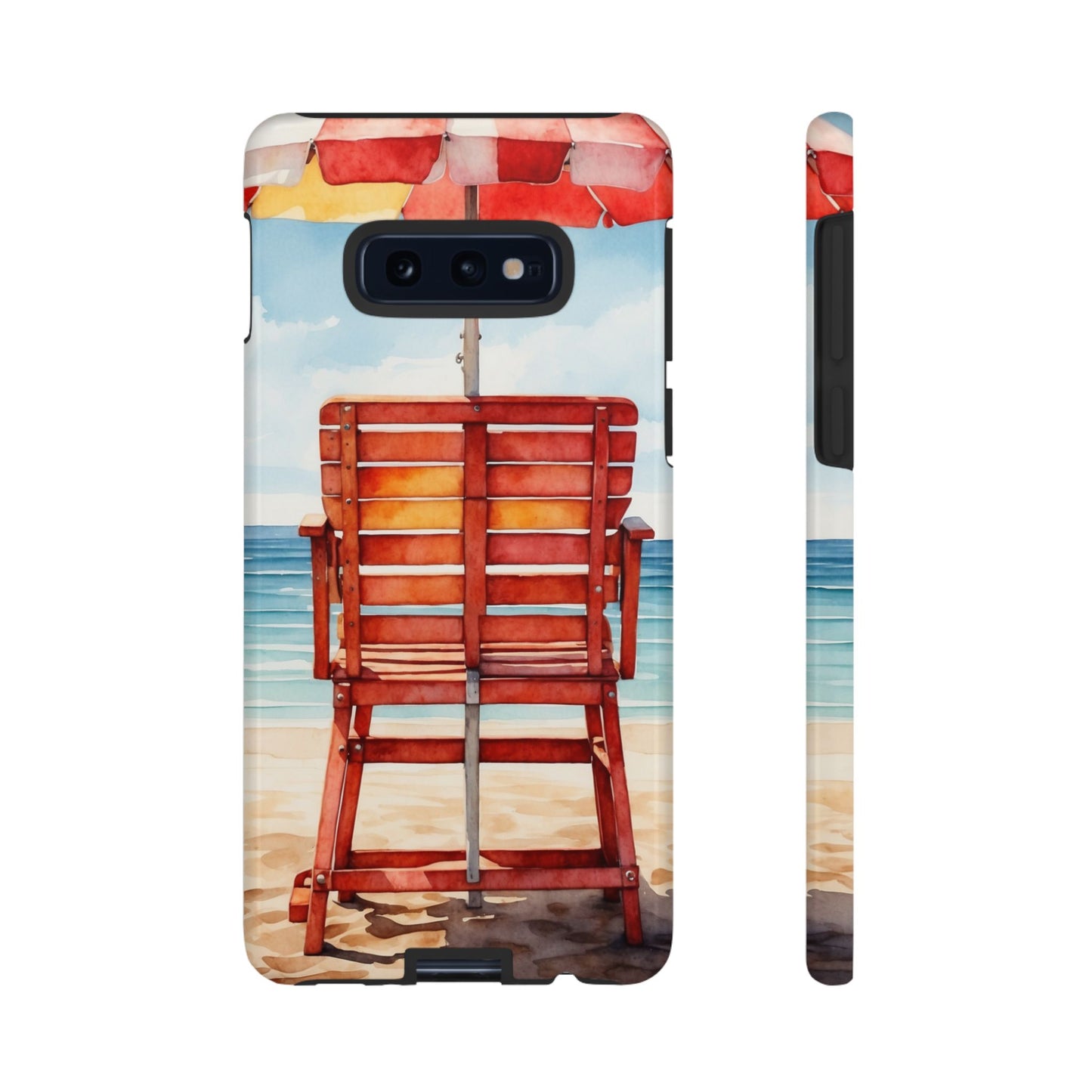 Beachfront Sunset Lounge Samsung Galaxy Case – Rearview Edition