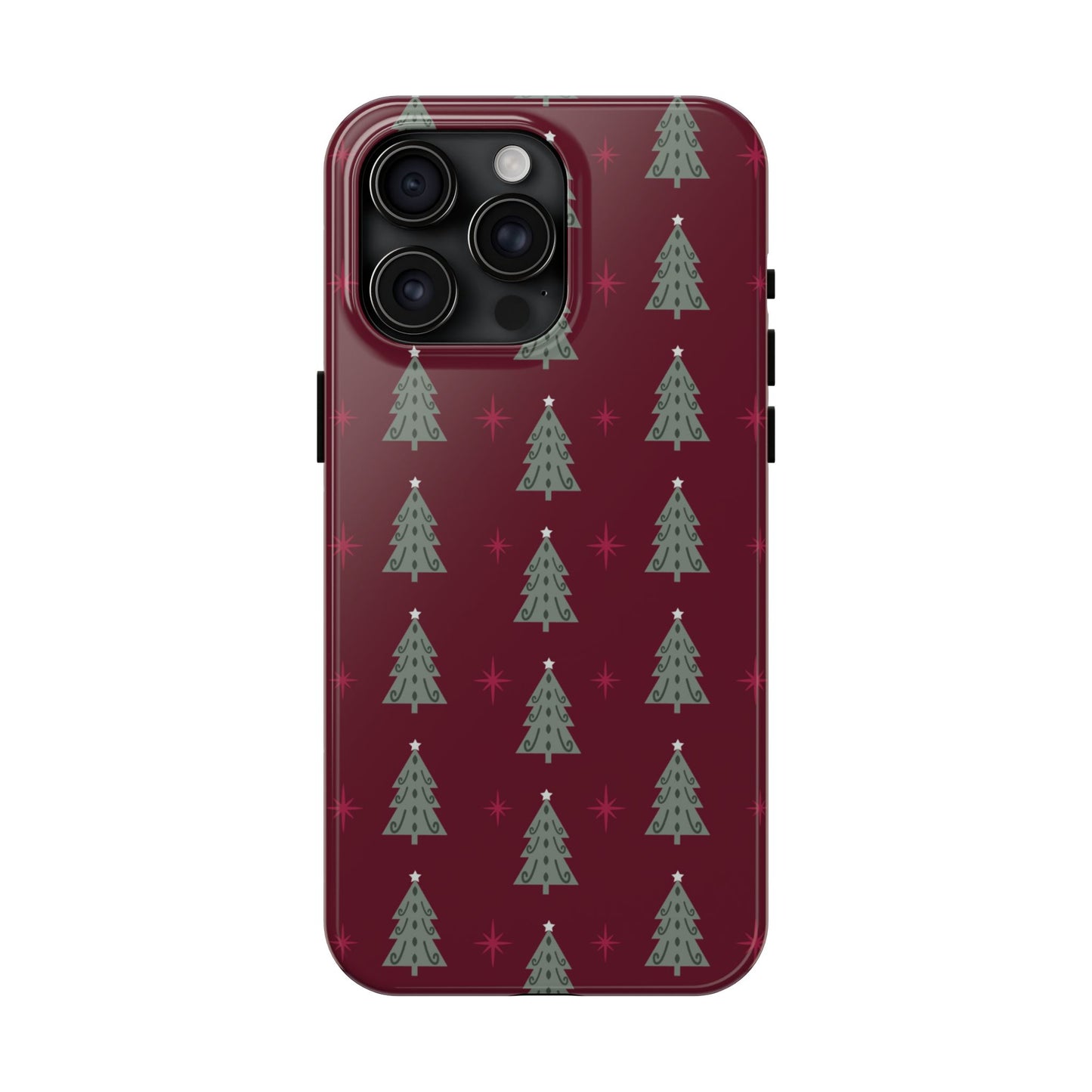 Retro Christmas Tree Pattern – iPhone Series Case