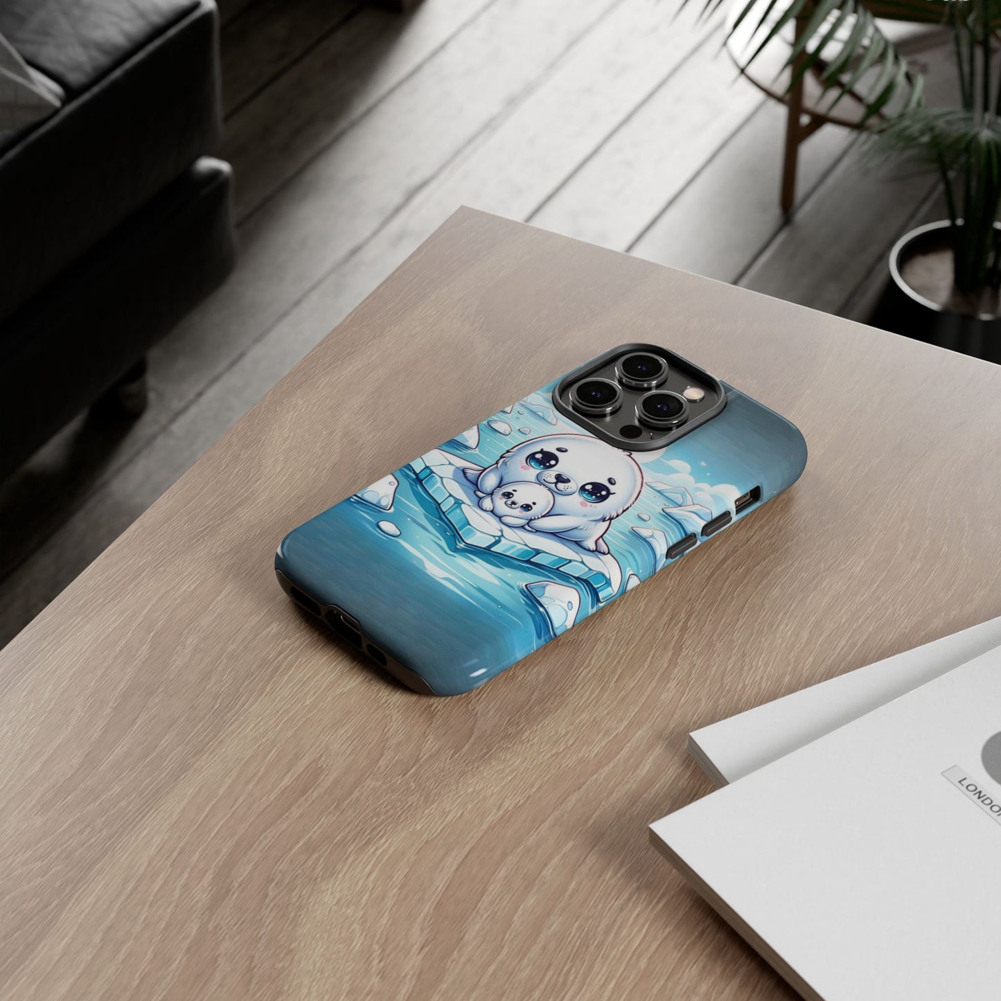 Arctic Embrace Seal iPhone Case