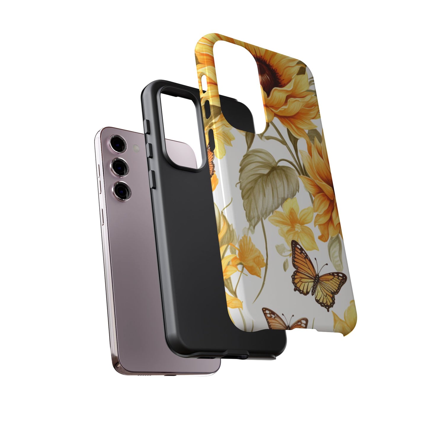 Sunflower & Butterfly Bliss - Samsung Galaxy  Series Case