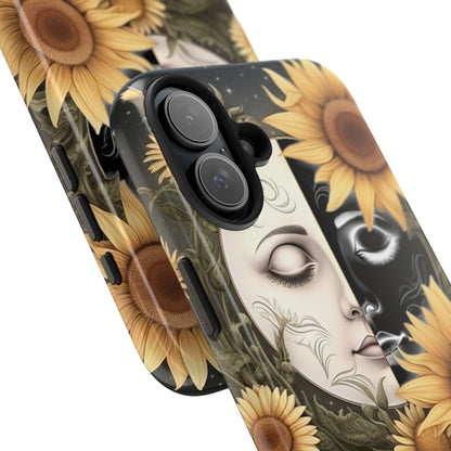 Sunflower Moon and Stars iPhone Case – Ethereal Art